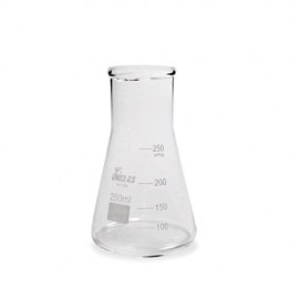 ERLENMEYER DE VIDRO BOCA LARGA - 500 ML